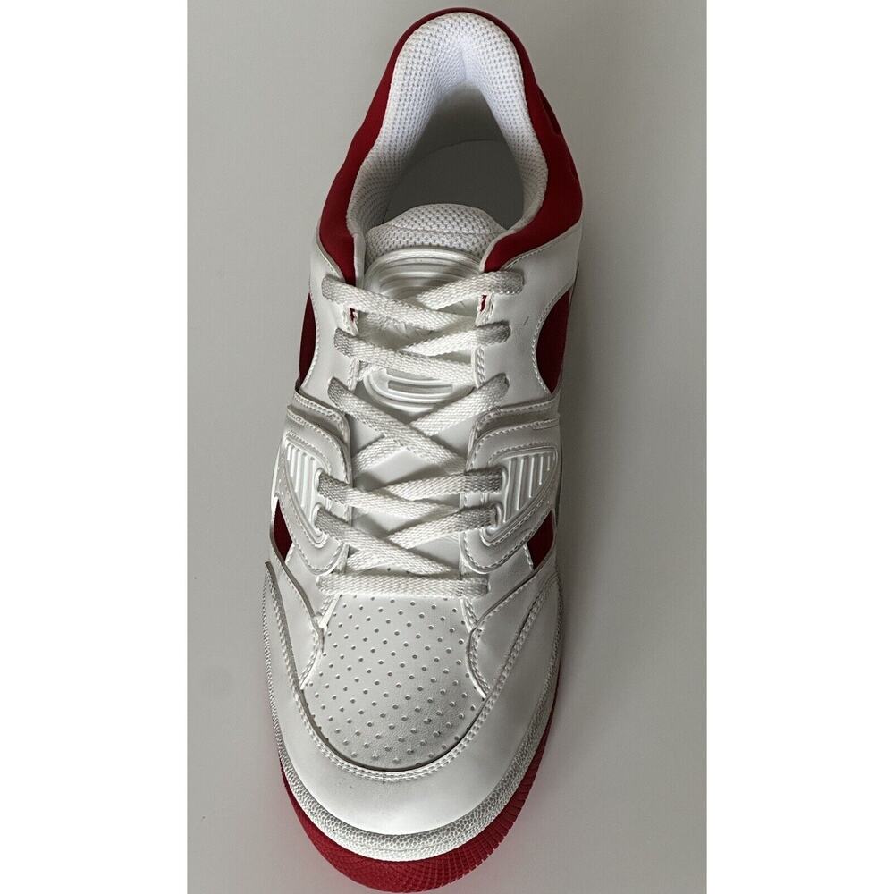 Gucci Men's Low-top White/Red Leather Sneakers 11.5 US (Gucci 11G) 697882 NIB IT - Picture 6 of 14